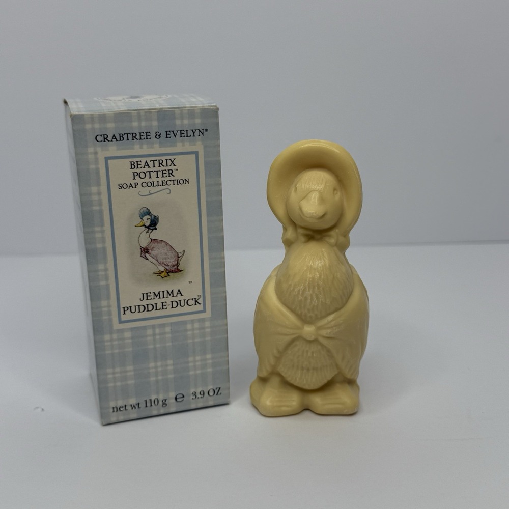 VTG Crabtree & Evelyn Beatrix Potter Soap Collection Jemima Puddle Duck NOS